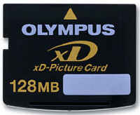  - xD-Picture Card 128 Mb Olympus,  