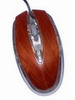 Мышь компьютерная MATRIX Wheel Optical (2 Replaceable cover), Отделка натуральный шпон цвет вишня