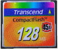  - COMPACT FLASH 128Mb Transcend ,(Tw)