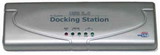 Docking Station USB 2.0 (2 USB 2.0, PS/2, RS232, PRN, 10/100 LAN, DataTransfer), silver, BOX