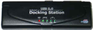 Docking Station USB 2.0 (2 USB 2.0, PS/2, RS232, PRN, 10/100 LAN), black, BOX, другое фото