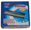 Docking Station USB 1.1 (2 USB, PS/2, RS232, PRN, DataTransfer), silver, BOX