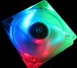 Кулер светодиодный для корпуса, Matrix  CL8025 RGB (красный, зеленый, голубой, оранжевый), 80*80*25