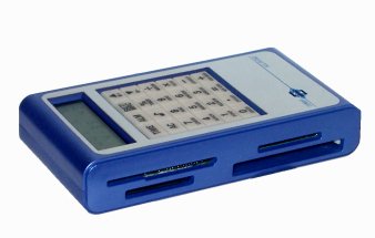 CARD READER All in 1 (calculator/alarm clock/word time) USB 2.0
