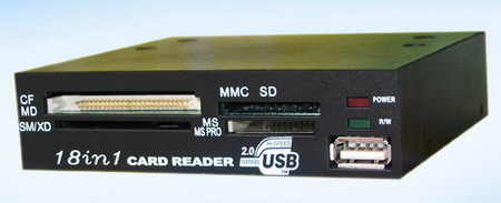 CARD READER 18 in 1 USB 2.0, int 3,5