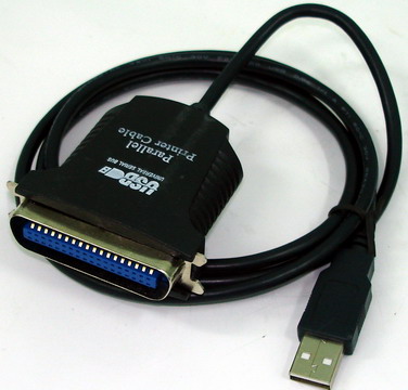 Cabel USB  to parallel port (LPT),  