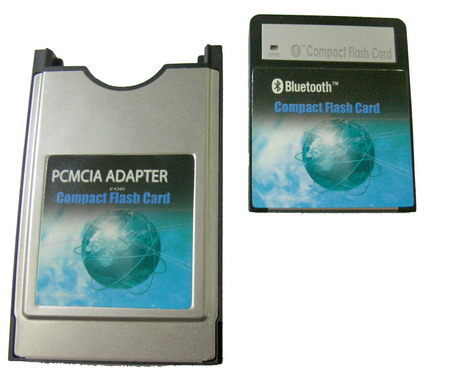 Bluetooth PCMCIA adapter + CF Bluetooth card (20m),  