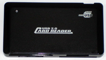 CARD READER Multi  in 1 USB 2.0, external, black,  