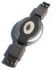 Cabel USB 2.0 AM to AF, удлинитель до 1 м, с регулятором длинны, (Ch)