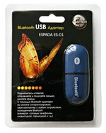 ����-�� ������������ Bluetooth 2.0 USB adapter Espada ES01 Blue 