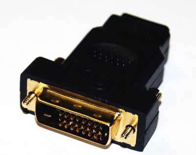  HDMI 19F to DVI-D 25M